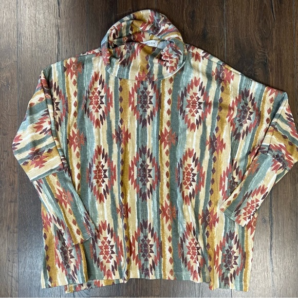 First Love Aztec cowl neck SZ MED - Picture 1 of 4